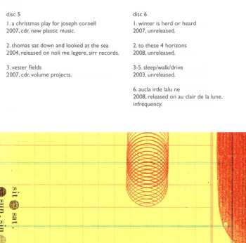 7CD/Zestaw pudełkowy Steve Roden: A Thousand Breathing Forms (2003-2008)