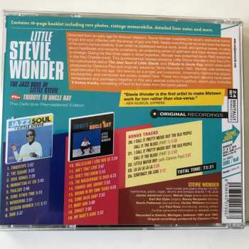 CD Stevie Wonder: The Jazz Soul Of Little Stevie plus Tribute To Uncle Ray