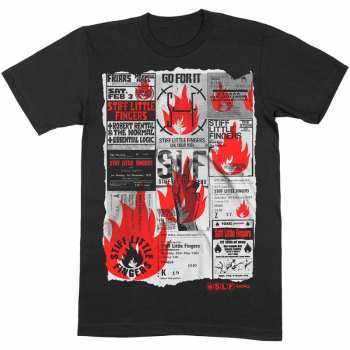 Merch Stiff Little Fingers: Koszulka Flyer 
