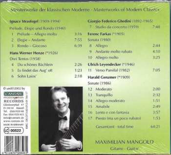 CD Giorgio Federico Ghedini: Meisterwerke Der Klassischen Moderne / Masterworks Of Modern Classics