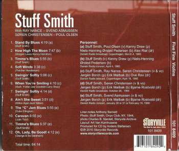 CD Stuff Smith: Five Fine Violins - Celebrating 100 Years