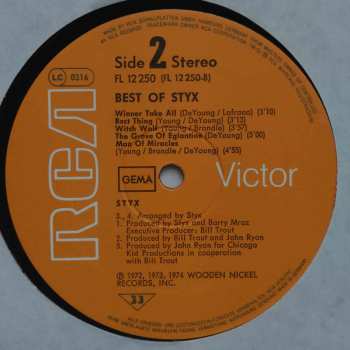 LP Styx: Best Of Styx