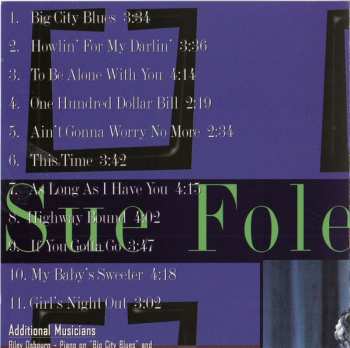 CD Sue Foley: Big City Blues