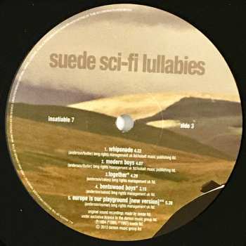 3LP Suede: Sci-Fi Lullabies