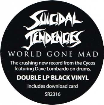 2LP Suicidal Tendencies: World Gone Mad