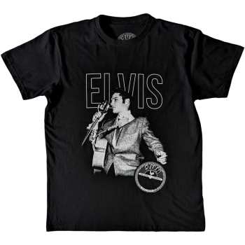 Merch Sun Records: Koszulka Elvis Live Portrait