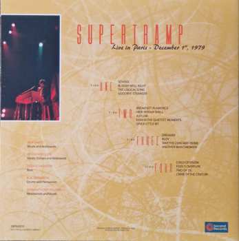 2LP Supertramp: Live In Paris 1979 CLR
