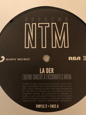 2LP Suprême NTM: La Der - L'ultime Concert À L'Accorhotels Arena 