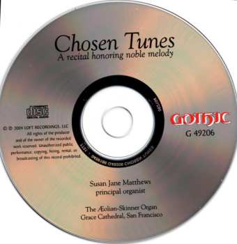 CD Susan Jane Matthews: Chosen Tunes 