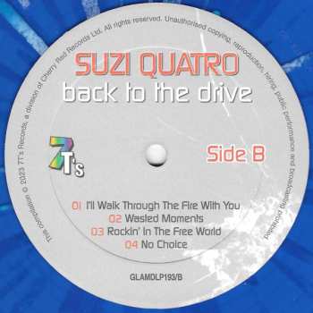 2LP Suzi Quatro: Back To The Drive CLR