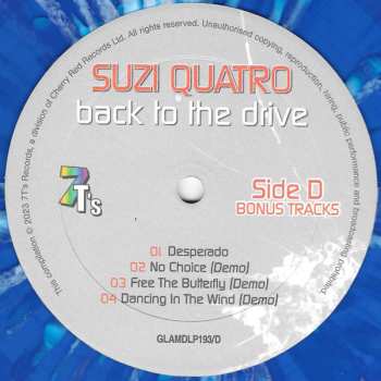 2LP Suzi Quatro: Back To The Drive CLR