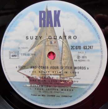 LP Suzi Quatro: Suzi... And Other Four Letter Words