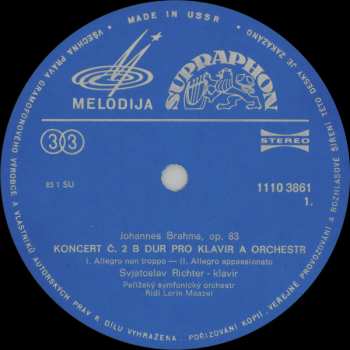 5LP/Zestaw pudełkowy Sviatoslav Richter: Koncerty Mistrů (5xLP + BOX)