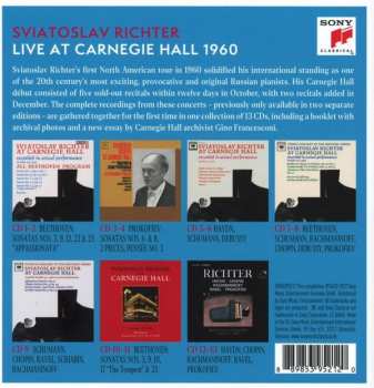 13CD/Zestaw pudełkowy Sviatoslav Richter: Live At Carnegie Hall 1960