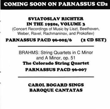 2CD Sergei Prokofiev: Sviatoslav Richter In The 1950s