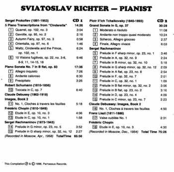 2CD Sergei Prokofiev: Sviatoslav Richter In The 1950s