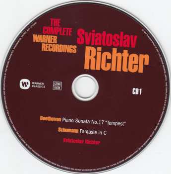 24CD/Zestaw pudełkowy Sviatoslav Richter: The Complete Warner Recordings