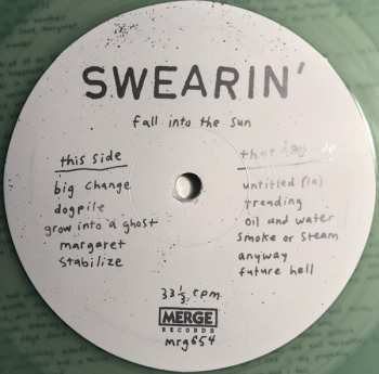 LP Swearin': Fall Into The Sun LTD | CLR