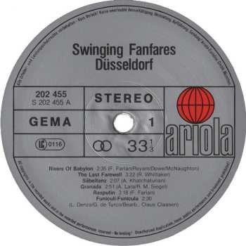 LP Swinging Fanfares: Düsseldorf