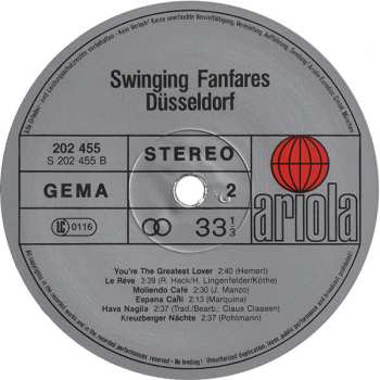 LP Swinging Fanfares: Düsseldorf
