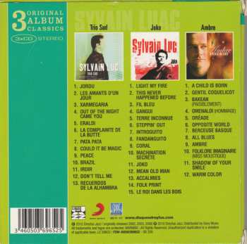 3CD/Zestaw pudełkowy Sylvain Luc: 3 Original Album Classics