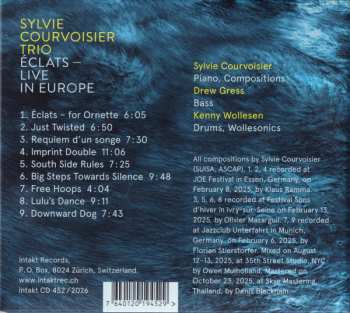CD Sylvie Courvoisier Trio: Éclats – Live In Europe