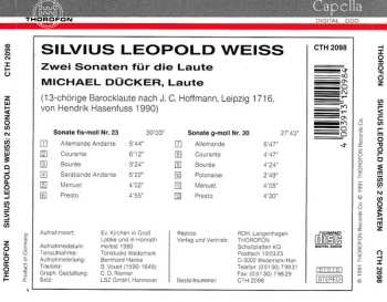 CD Sylvius Leopold Weiss: Sonaten Fis-moll / G-moll