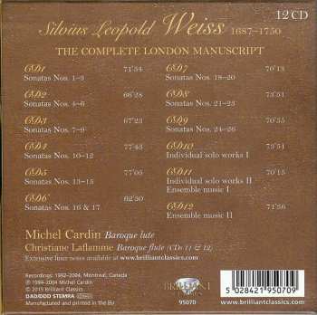 12CD/Zestaw pudełkowy Sylvius Leopold Weiss: The Complete London Manuscript