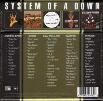 5CD/Zestaw pudełkowy System Of A Down: System Of A Down (5 Album Bundle)