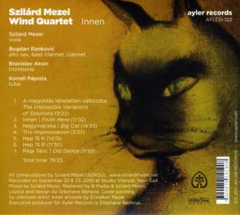 CD Szilárd Mezei Wind Quartet: Innen