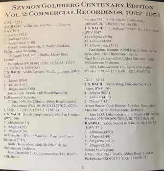 8CD/Zestaw pudełkowy Szymon Goldberg: Centenary Edition Volume Two. Commercial Recordings 1932-1951