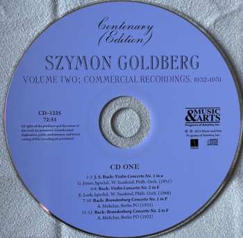 8CD/Zestaw pudełkowy Szymon Goldberg: Centenary Edition Volume Two. Commercial Recordings 1932-1951