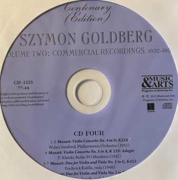 8CD/Zestaw pudełkowy Szymon Goldberg: Centenary Edition Volume Two. Commercial Recordings 1932-1951