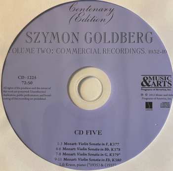 8CD/Zestaw pudełkowy Szymon Goldberg: Centenary Edition Volume Two. Commercial Recordings 1932-1951