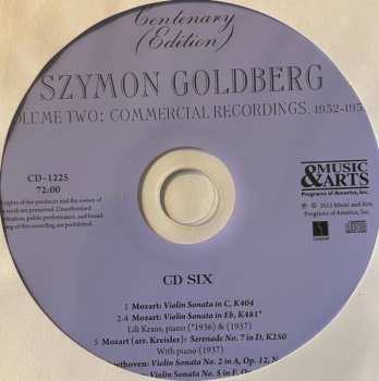 8CD/Zestaw pudełkowy Szymon Goldberg: Centenary Edition Volume Two. Commercial Recordings 1932-1951