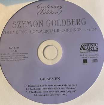 8CD/Zestaw pudełkowy Szymon Goldberg: Centenary Edition Volume Two. Commercial Recordings 1932-1951