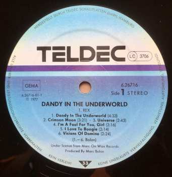 LP T. Rex: Dandy In The Underworld