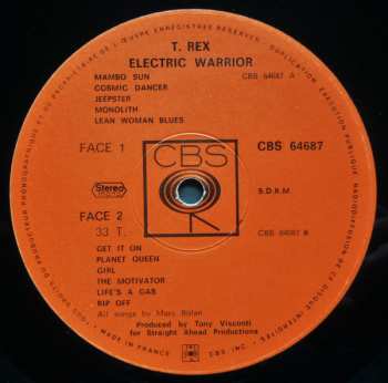 LP T. Rex: Electric Warrior