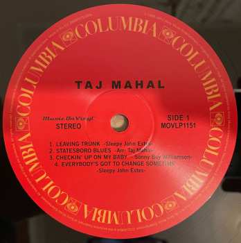 LP Taj Mahal: Taj Mahal