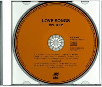 CD Mariya Takeuchi: Love Songs