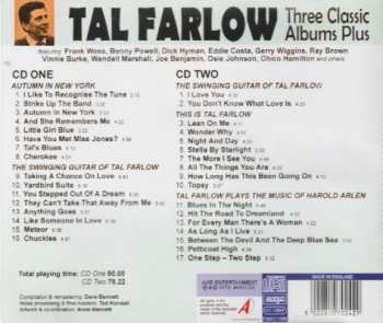 2CD Tal Farlow: Three Classic Albums Plus: Autumn In New York / The Swinging Guitar Of Tal Farlow / This Is Tal Farlow / Tal Farlow PLays The Music Of Harold Arlen