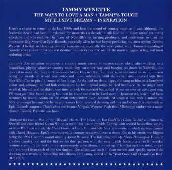 2CD Tammy Wynette: The Ways To Love A Man + Tammy's Touch + My Elusive Dreams + Inspiration