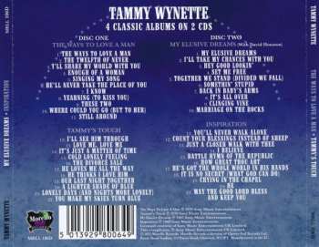 2CD Tammy Wynette: The Ways To Love A Man + Tammy's Touch + My Elusive Dreams + Inspiration
