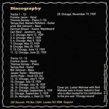 4CD/Zestaw pudełkowy Tampa Red: Music Making In Chicago 1928-1935