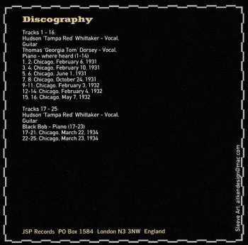 4CD/Zestaw pudełkowy Tampa Red: Music Making In Chicago 1928-1935