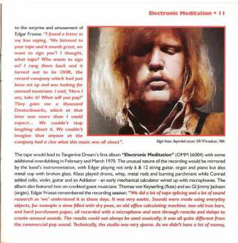 CD Tangerine Dream: Electronic Meditation