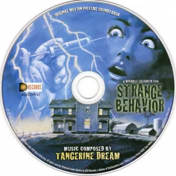 CD Tangerine Dream: Strange Behavior (Original Motion Picture Soundtrack) LTD