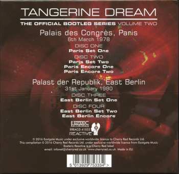 4CD/Zestaw pudełkowy Tangerine Dream: The Official Bootleg Series Volume Two