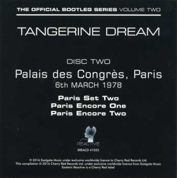 4CD/Zestaw pudełkowy Tangerine Dream: The Official Bootleg Series Volume Two