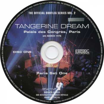 4CD/Zestaw pudełkowy Tangerine Dream: The Official Bootleg Series Volume Two